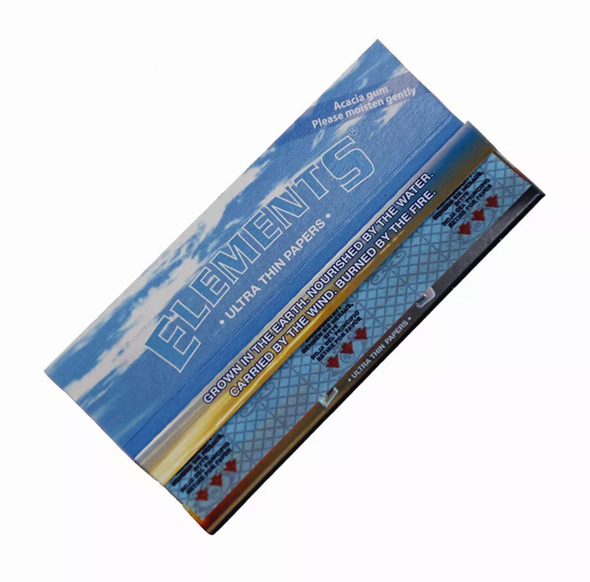 20x Elements King Size Slim Papers - Rolling Paper