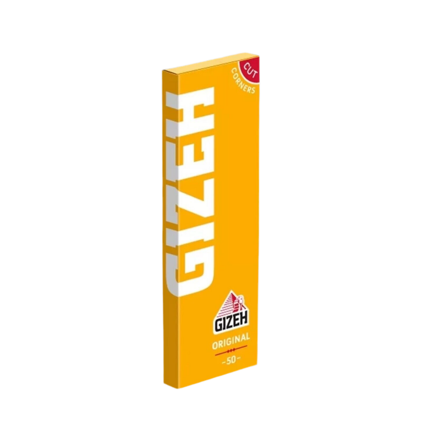 2 Boxen (100x) Gizeh Original Gelb Blättchen Zigarettenpapier Papers