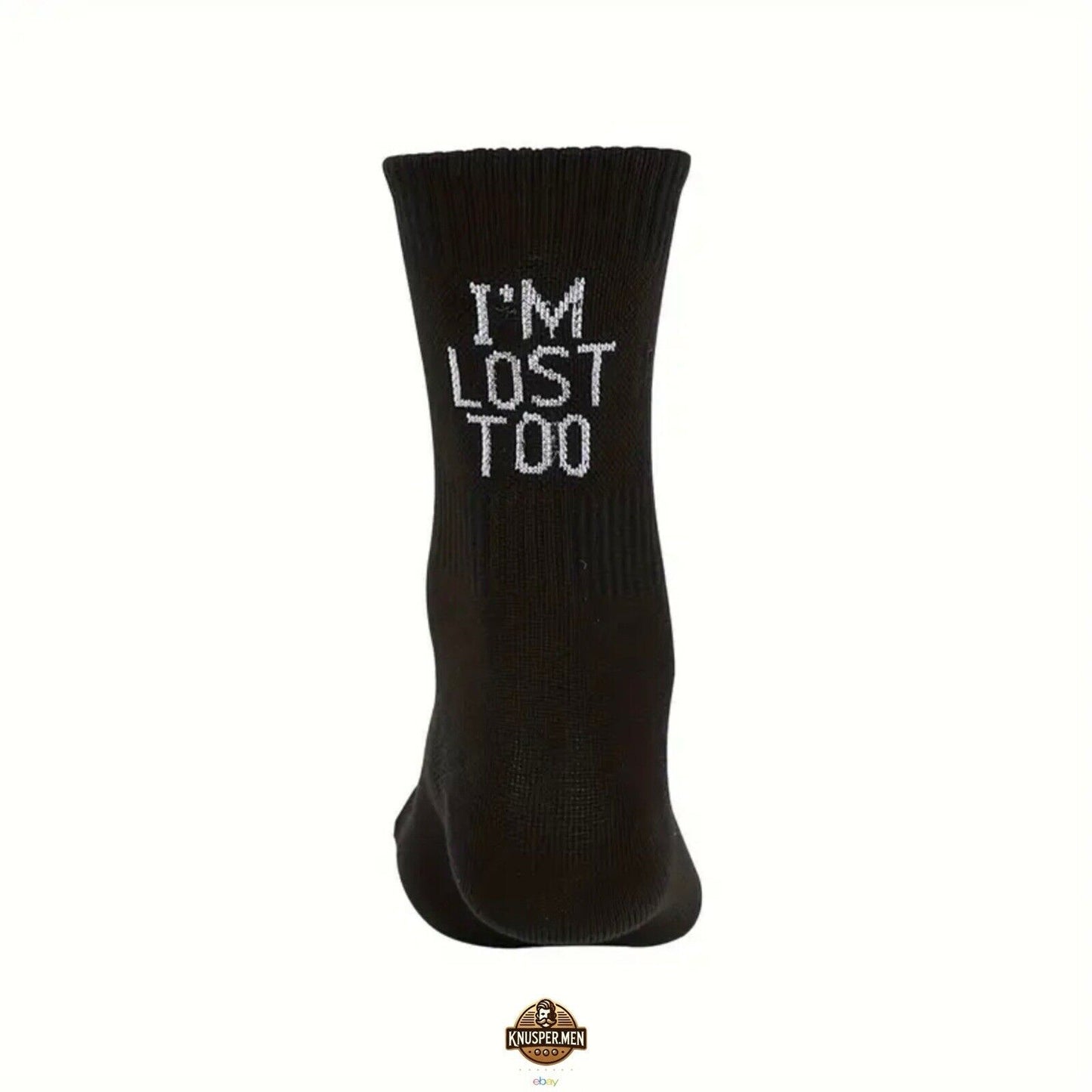 Funny Socken - I‘M LOST - Einheitsgröße / 1 Paar