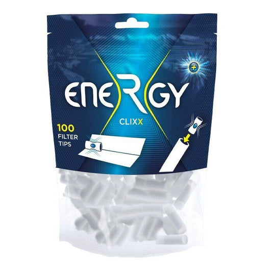 10x 100er Energy Plus CLIXX Filter Tips (ein Gebinde)