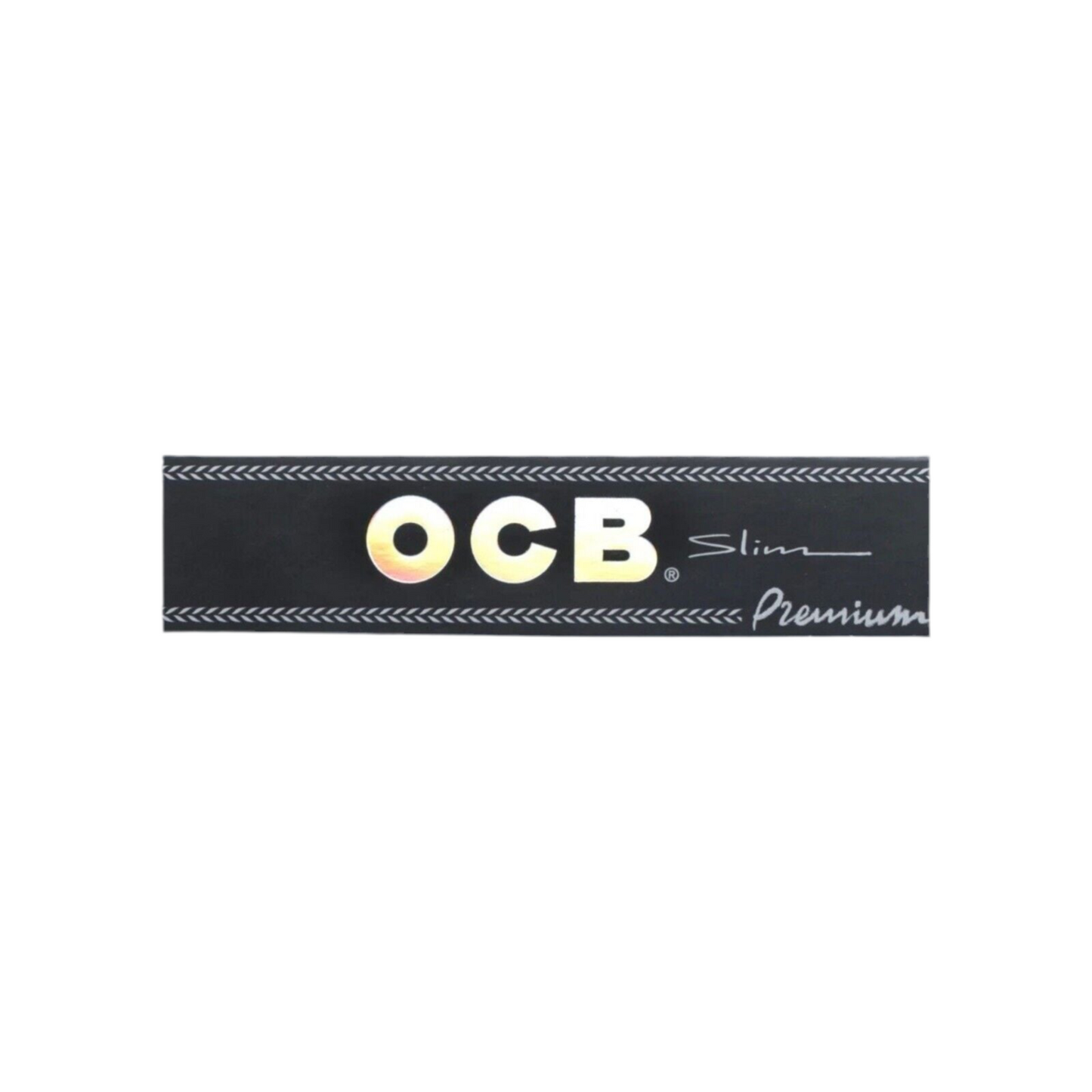 OCB Slim Long 50 x 32 - Blättchen Schwarz | Ganze Box | King Size