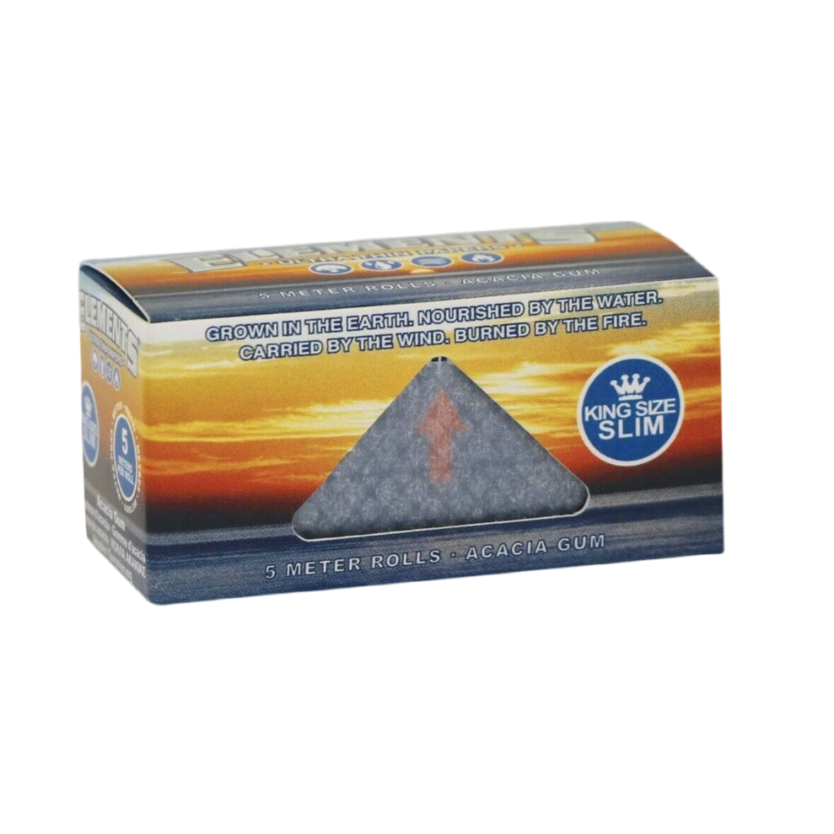 Elements Ultra Thin Rolls, 5m-langes Zigarettenpapier - 24 Rollen | Ganze Box