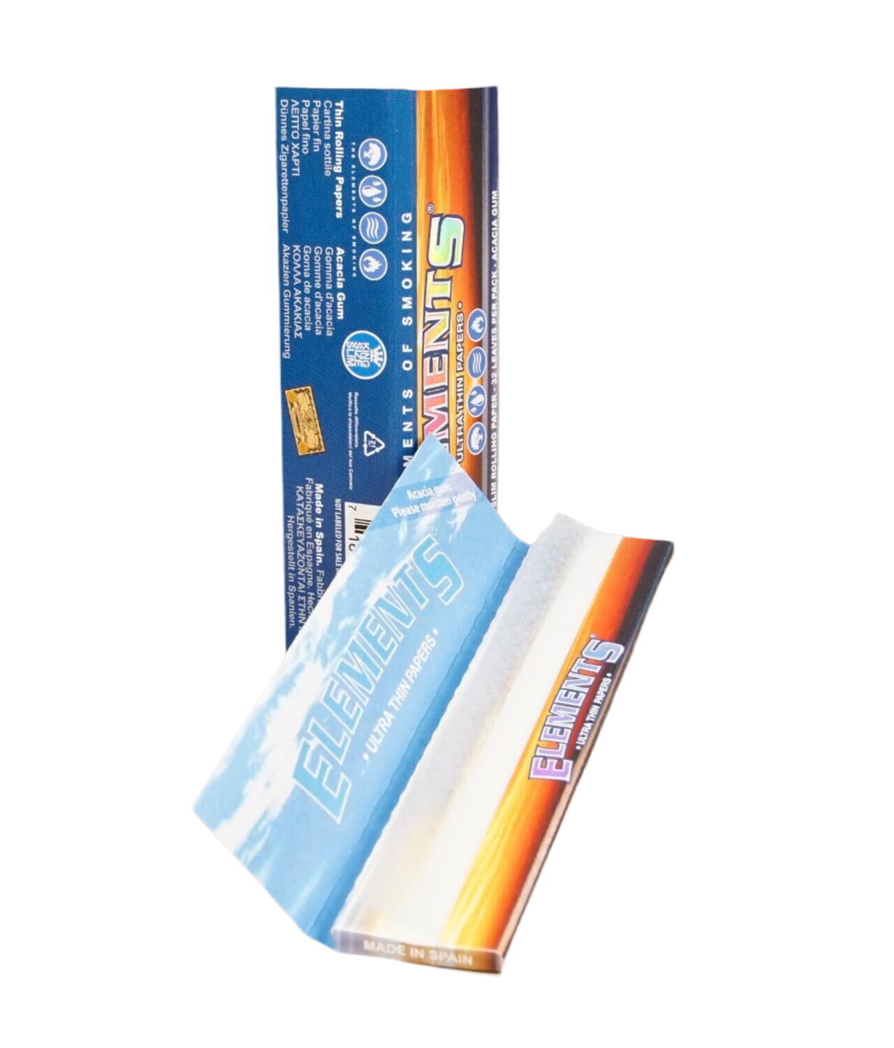 Elements King Size Slim Zigarettenpapier - 50 Heftchen a 32 Blättchen