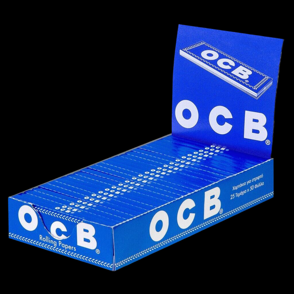 OCB (Blau) Drehpapier Blättchen Zigarettenpapier - 25 X 50 Blättchen