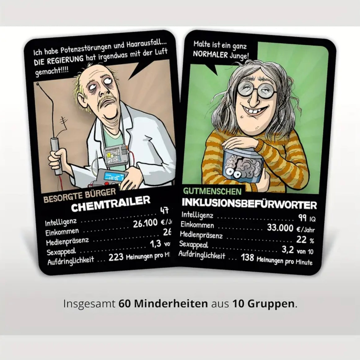 Minderheiten Quartett | Ein Spiel voller Vorurteile | Gesellschaftsspiel