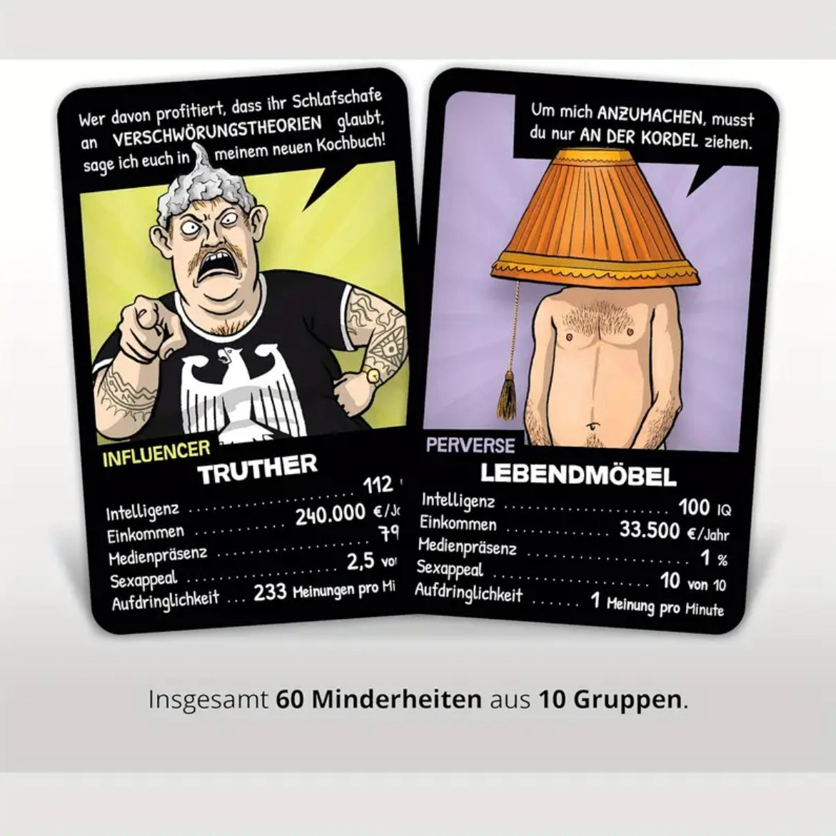 Minderheiten Quartett | Ein Spiel voller Vorurteile | Gesellschaftsspiel
