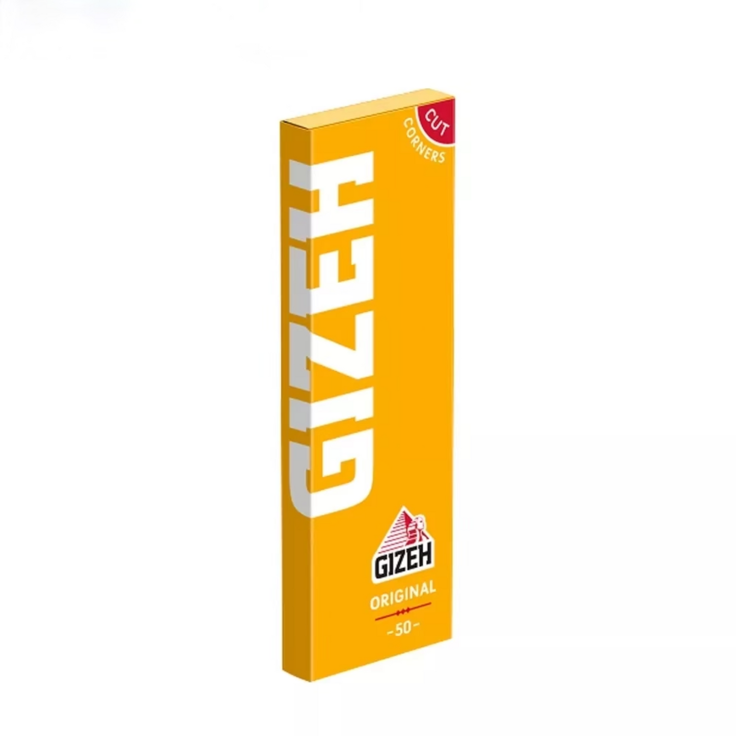50x Gizeh Original Gelb Blättchen Zigarettenpapier | Papers | Ganze Box