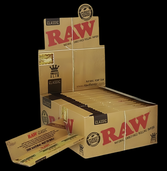 Raw Classic Size Papiere mit 50 Packungen - Braun