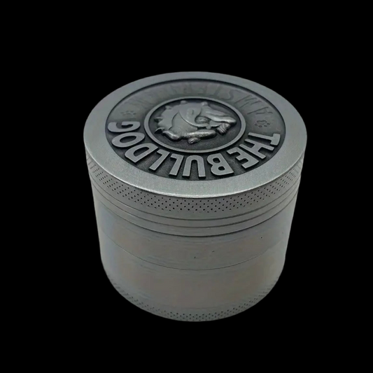 Grinder Crusher BULLLDOG | ⌀ 5cm | Antrazit | Metall | Tabak Kräutermühle
